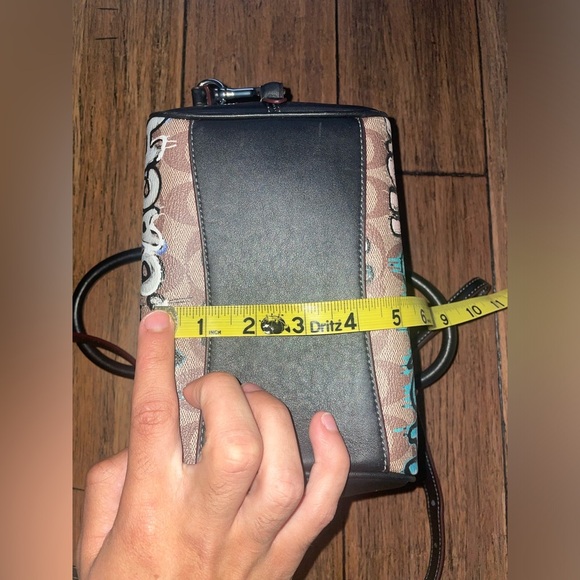 Rare🔥Coach X Mint + Serf Sydney Satchel In Signature Canvas CM095 graffiti bag - Picture 7 of 16